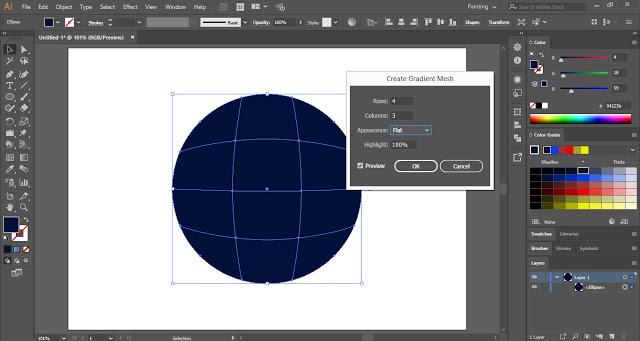 Glossy Sphere In Adobe Illustrator Adobe Tutorial