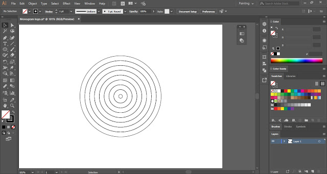 Monogram Logo In Adobe Illustrator Adobe Tutorial
