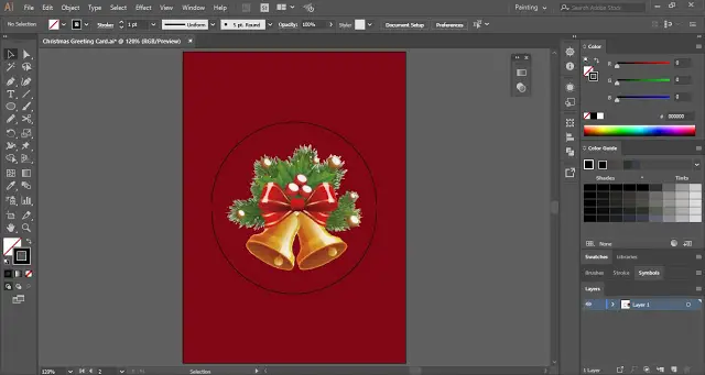 Christmas is about to come and we are here today with a tutorial about making Christmas Greeting Card in Adobe Illustrator.