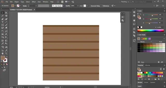 Weave Pattern in Adobe Illustrator