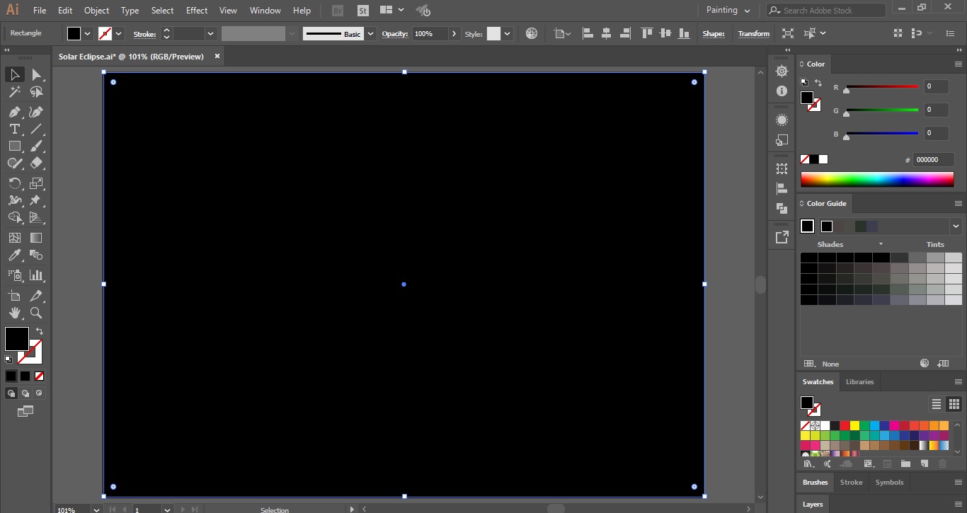 Solar Eclipse In Adobe Illustrator Adobe Tutorial