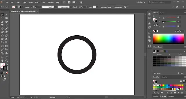 Circular Progress Bar in Adobe Illustrator