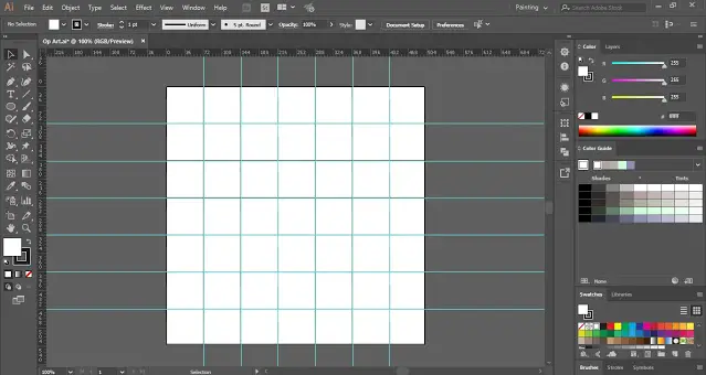 How to create Op Art in Adobe Illustrator?
