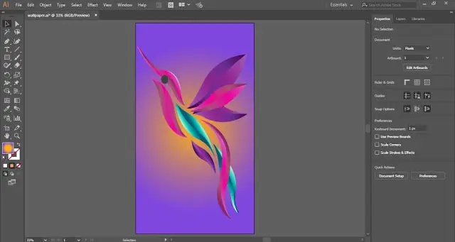 Wallpaper Design in Adobe Illustrator - Adobe Tutorial