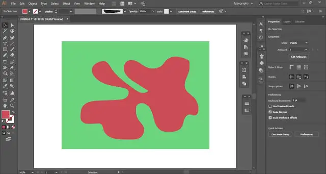 Delete the random shape to create a paper cut-out effect