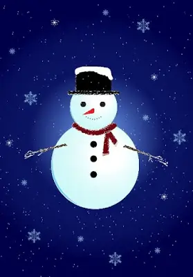 Snowman in Adobe Illustrator
