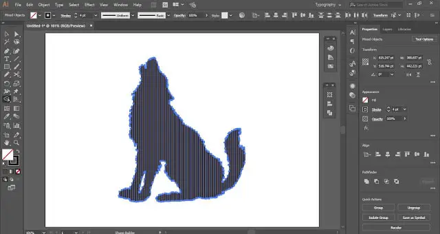 use the shape builder tool to remove the extra digital lines