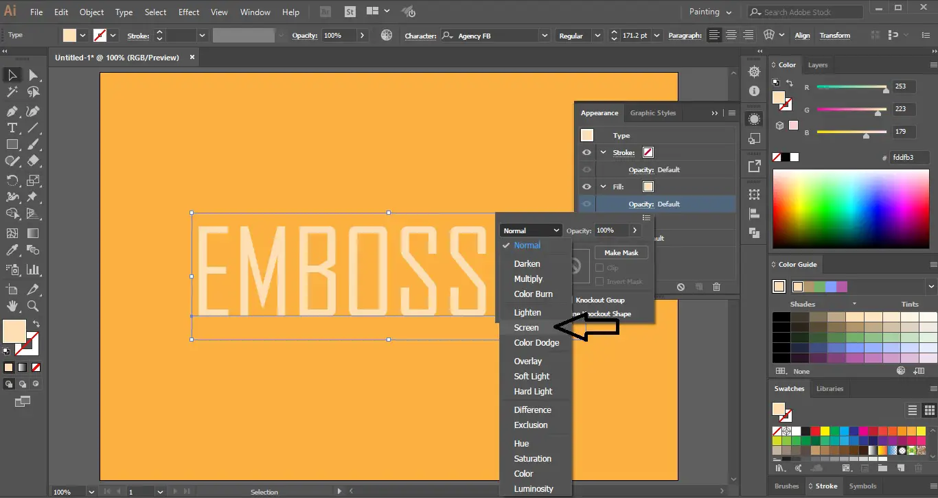 Emboss effect illustrator download graphic style snakevideo