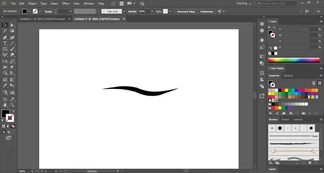 bånd tabe lodret Custom Art Brush in Adobe Illustrator - Adobe Tutorial