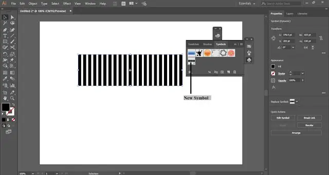 Striped 3D Shape in Adobe Illustrator