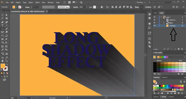 Long Shadow Effect In Adobe Illustrator - Adobe Tutorial