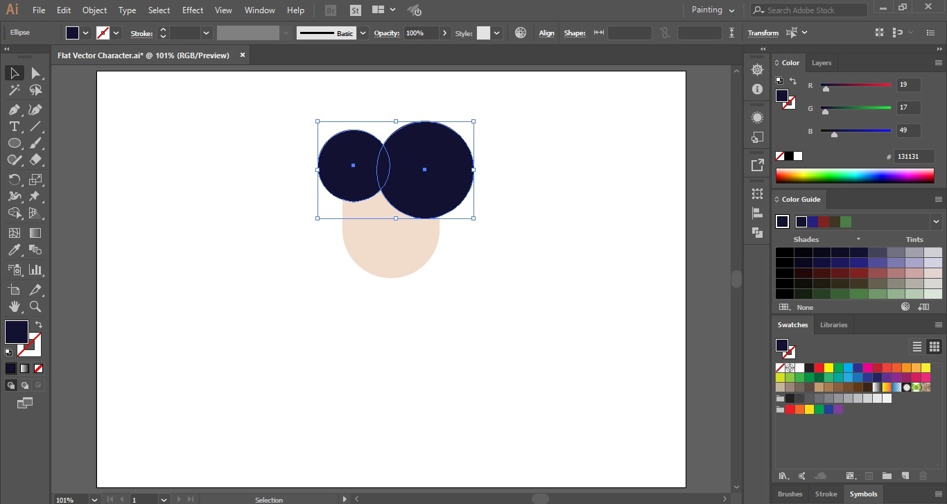 Flat Vector Character Illustration In Adobe Illustrator Adobe Tutorial