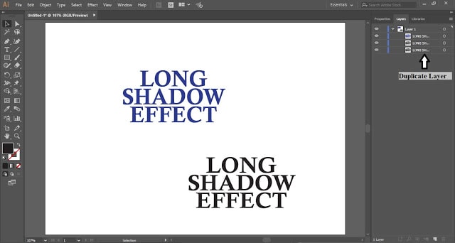 Long Shadow Effect In Adobe Illustrator Adobe Tutorial