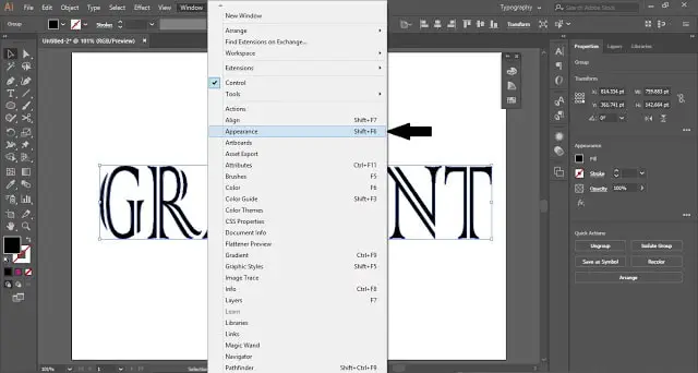 Gradient Text in Adobe Illustrator