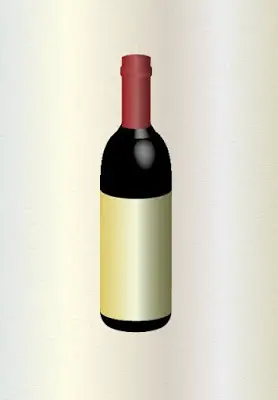 3D Wine Bottle in Adobe Illustrator