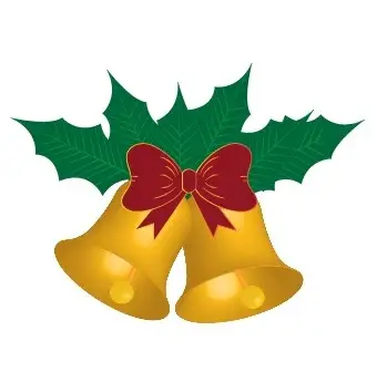 Christmas Bells Icon in Adobe Illustrator