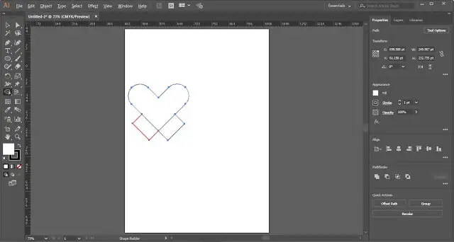 Heart Shape in Adobe Illustrator