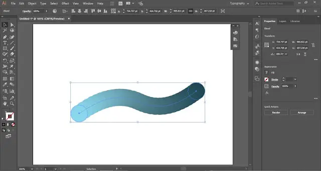 Blend Tool in Adobe Illustrator