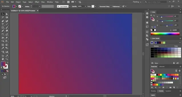 Abstract Background in Adobe Illustrator