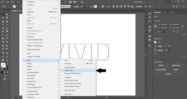 Multiple Stroke Text Effect in Adobe Illustrator