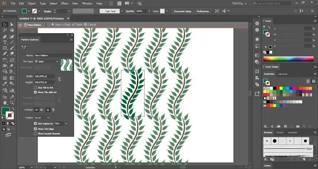 Pattern Brush in Adobe Illustrator