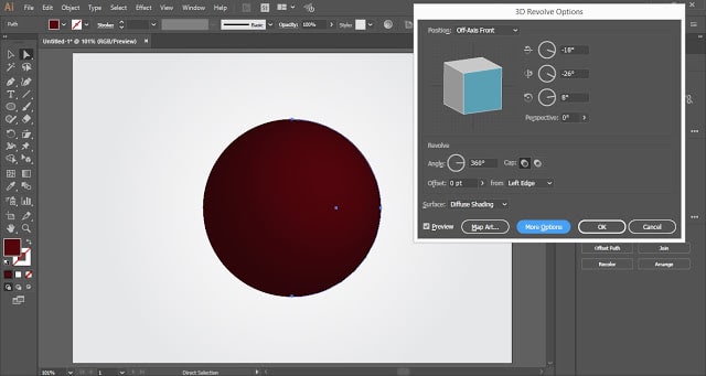 create a 3D sphere