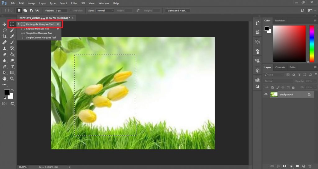 Rectangular Marquee Tool