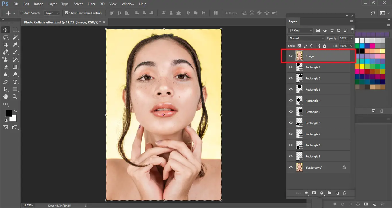 Collage Effect Make Collage in Adobe Tutorial