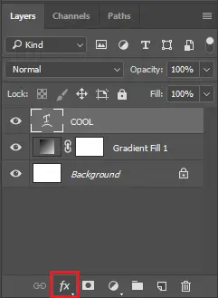 Select Layer style icon