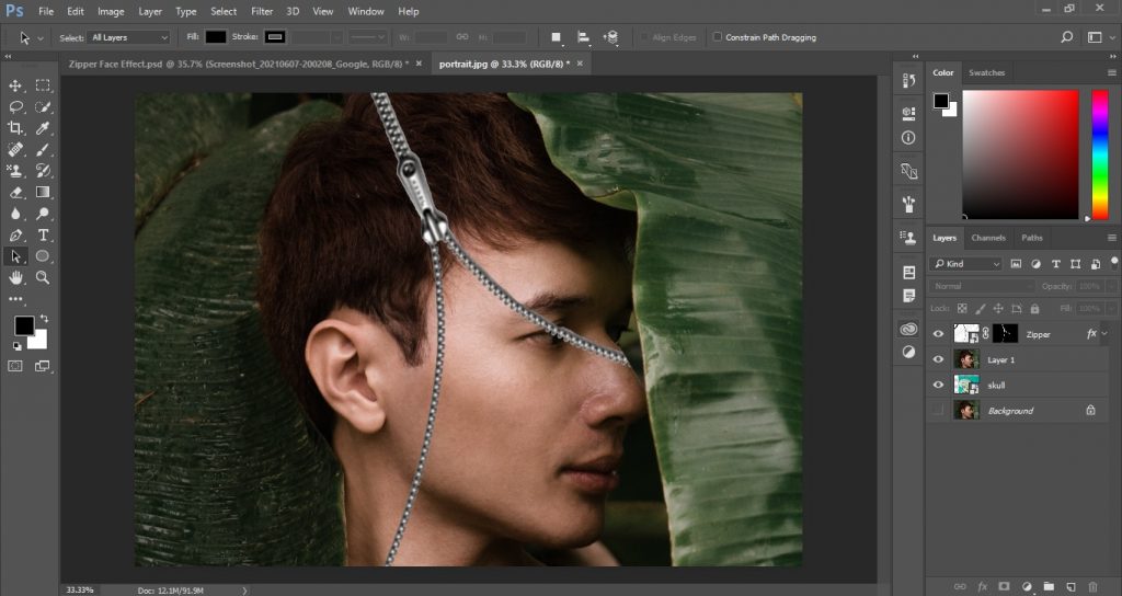 Place Zipper image