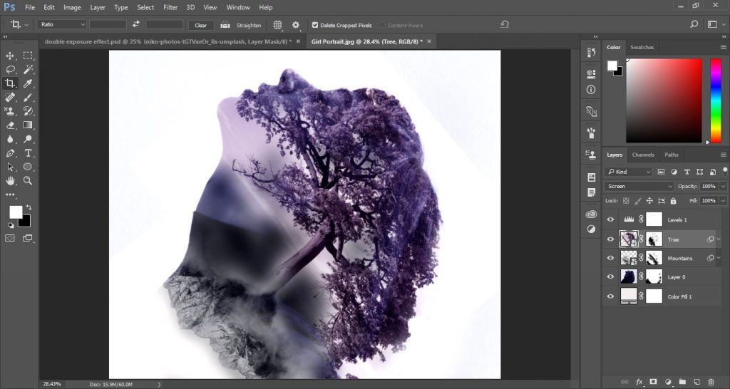 Double Exposure Effect