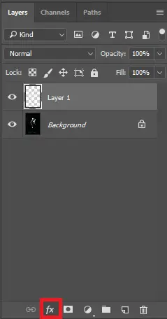 Click on Add new layer style icon