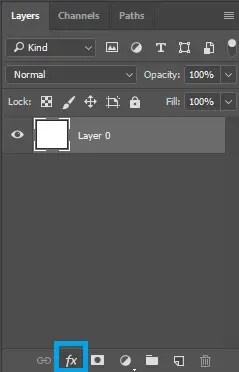Click on Add a Layer Style