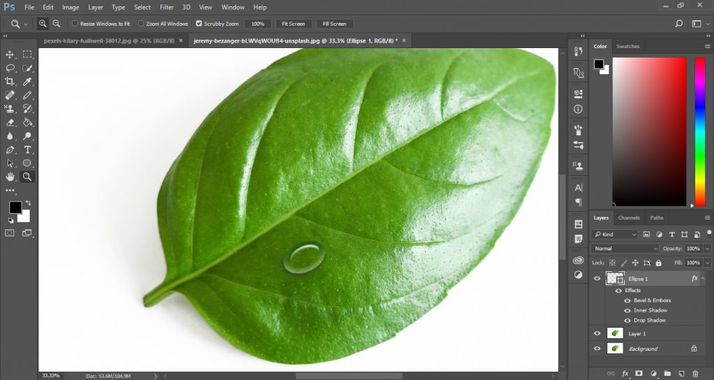 Water Droplet in Photoshop