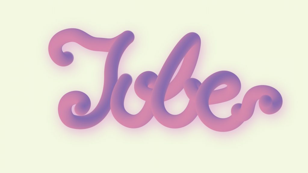 3D Tube Text Effect in Photoshop