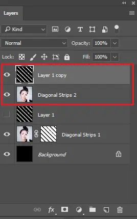 Create and unhide layers