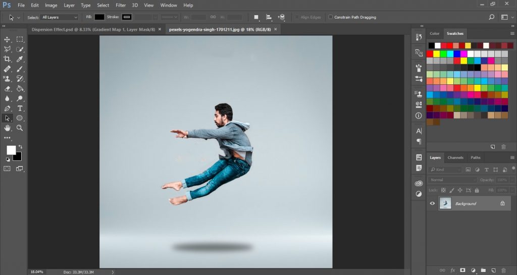 Open image in Photoshop