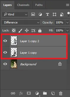 select the layers