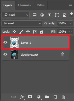 Create a duplicate layer of the selection