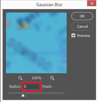 Gaussian Blur Window