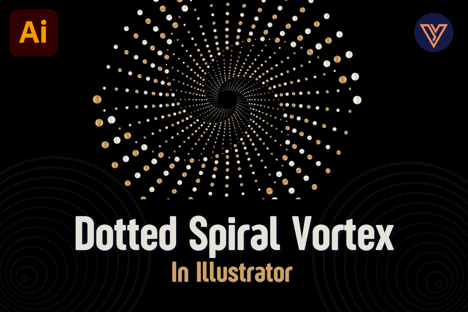 Dotted Spiral Vortex In Illustrator Adobe Tutorial