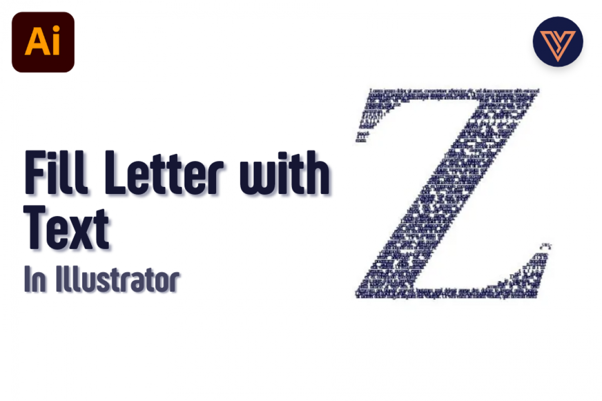 Fill Letter with Text in Adobe Illustrator - Adobe Tutorial