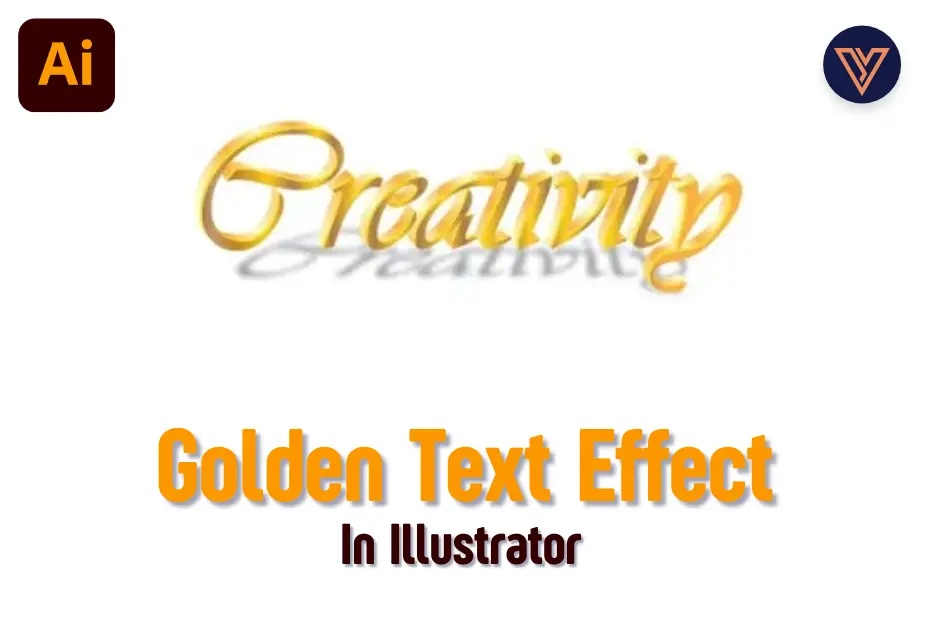 adobe illustrator golden text style