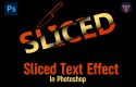 Make Sliced Text Effect in Photoshop