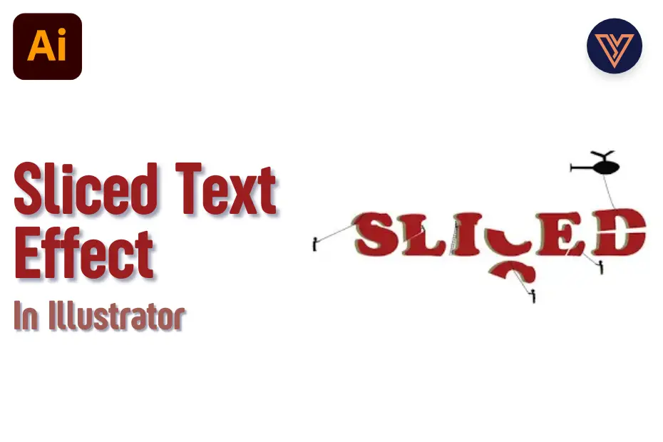 Sliced Text Effect In Adobe Illustrator - Adobe Tutorial